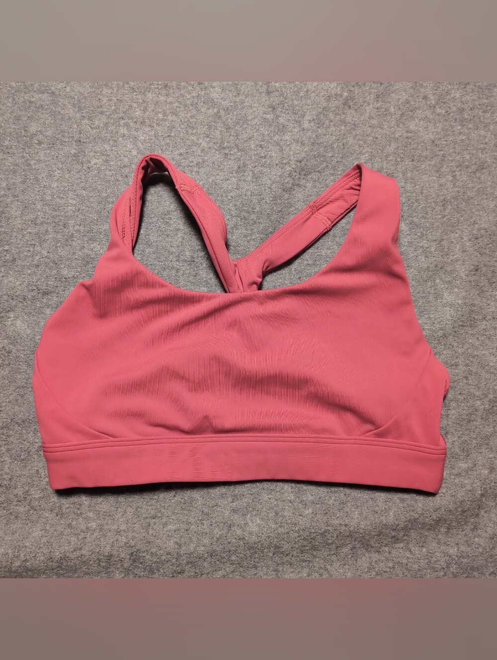 Athleta Ultimate Racerback Sports Bra Women's Size XS Hot Pink Gym Workout EUC
